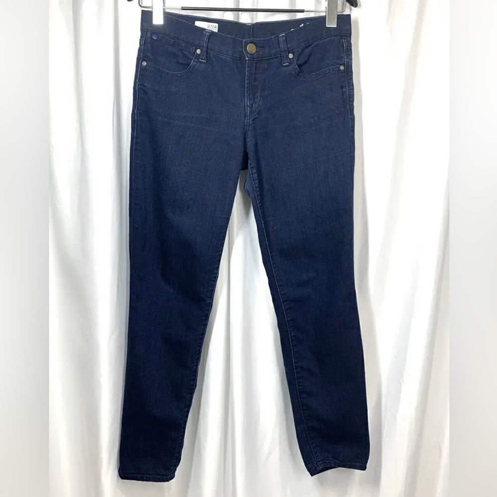 Gap 1969 Legging Jean Straight Leg Mid Rise Dark Wash Jegging Women 4 27 X 29